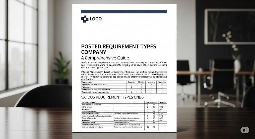 Postedrequirementstypecompany: A Comprehensive Guide