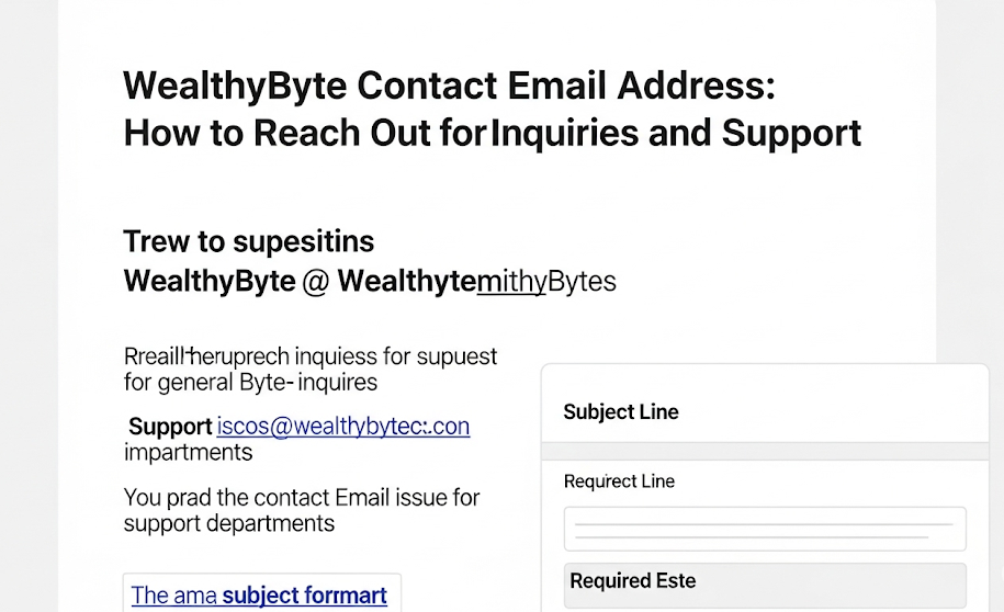 Wealthybyte Contact Email Address