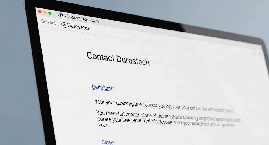 Email Contact Durostech